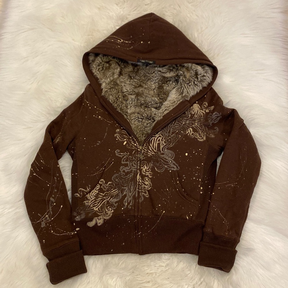 Miss Me reversible hoodie!!